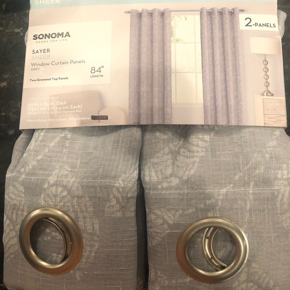 Sonoma sheer curtain panels-2